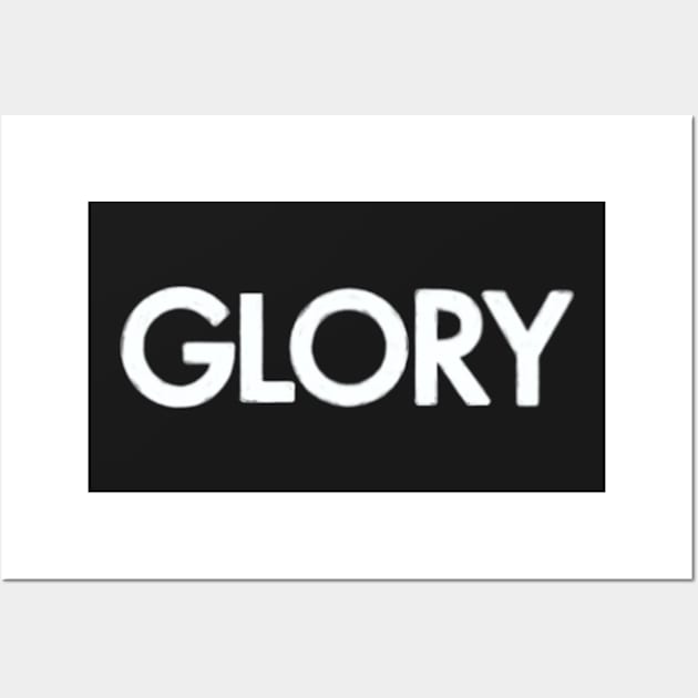 glory (white) Wall Art by nynkuhhz